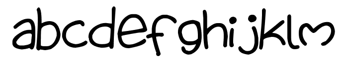 Lovables Font LOWERCASE
