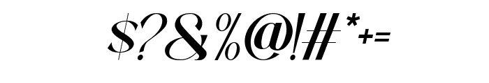 Lovage-Italic Font OTHER CHARS