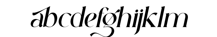 Lovage-Italic Font LOWERCASE