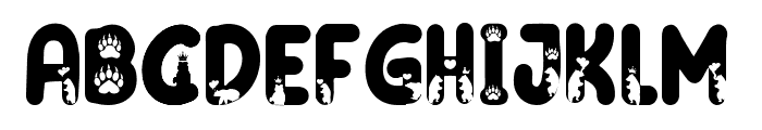 Love Bear Bold Font UPPERCASE