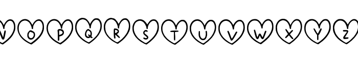 Love Cha Regular Font UPPERCASE