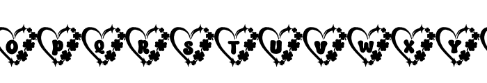 Love Clover Font UPPERCASE