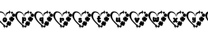 Love Clover Font LOWERCASE