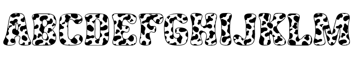 Love Cows Font UPPERCASE