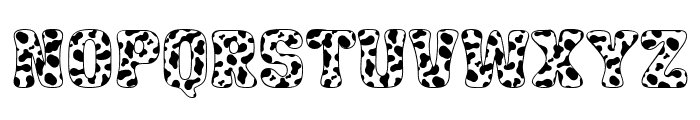 Love Cows Font LOWERCASE