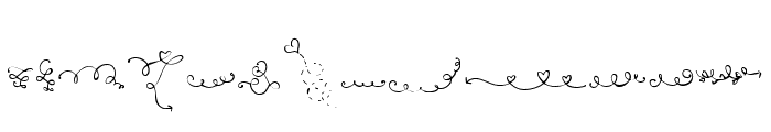 Love Cute Handrawn Font UPPERCASE