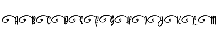 Love Eberline Monogram Font Font UPPERCASE