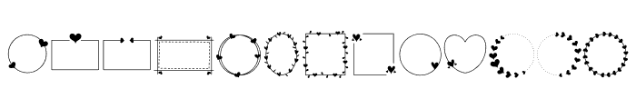 Love Frame FONT