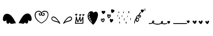 Love Heart Regular Font UPPERCASE