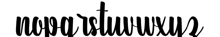 Love Heist Script Font LOWERCASE