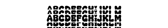 Love High Stacked Font UPPERCASE