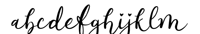 Love History Font LOWERCASE