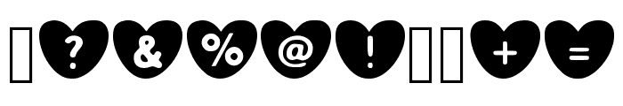 Love Letter Regular Font OTHER CHARS