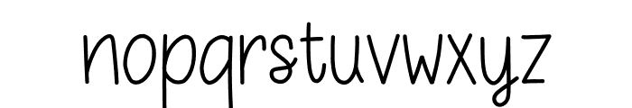 Love Mail Font LOWERCASE