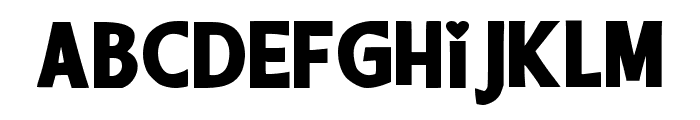 Love Mamih Regular Font UPPERCASE
