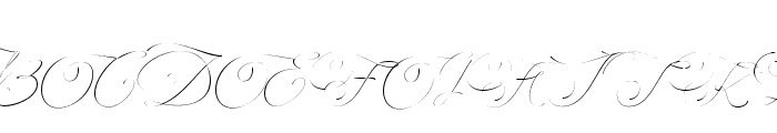 Love Me Calligraphy Font UPPERCASE
