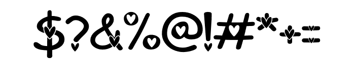 Love Me Heart Style Font OTHER CHARS