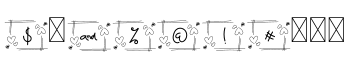 Love Monogram Font OTHER CHARS