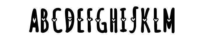 Love Mother Regular Font UPPERCASE