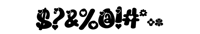 Love My Dog Heart Style Font OTHER CHARS