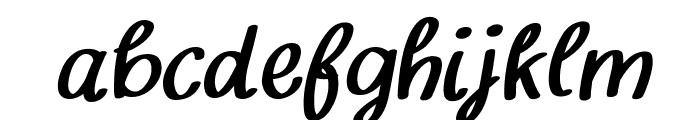 Love Potion Italic Font LOWERCASE