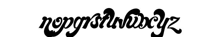 Love Retro Italic Font UPPERCASE