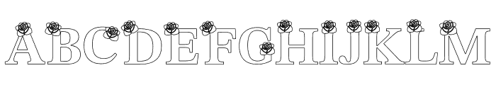 Love Rose Font LOWERCASE