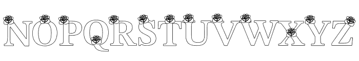 Love Rose Font LOWERCASE