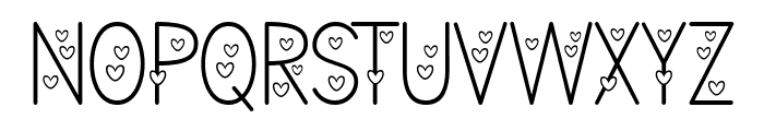 Love  Serlin Font UPPERCASE