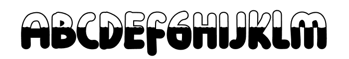 Love Snow Font UPPERCASE