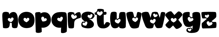 Love Story Heart Font LOWERCASE