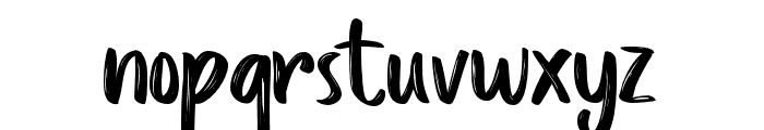 Love Story Rough Font LOWERCASE