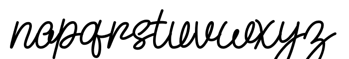 Love String Font LOWERCASE