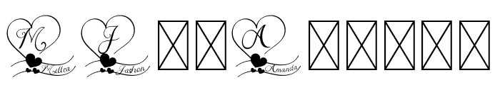 Love Sweet Monogram Font OTHER CHARS