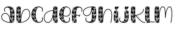 Love Triangle Font LOWERCASE