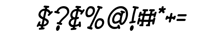 Love You Forever Italic Font OTHER CHARS