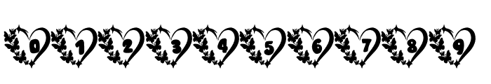 Love butterflies Font OTHER CHARS
