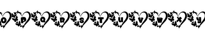 Love butterflies Font UPPERCASE