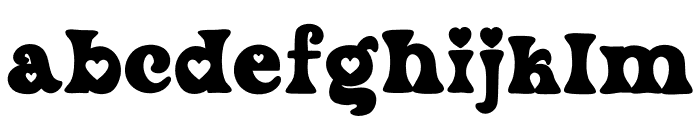 Love friday Font LOWERCASE
