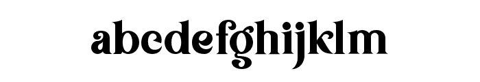 LoveBeach-Regular Font LOWERCASE
