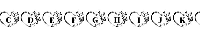LoveButterflyMonogramSusecre- FONT