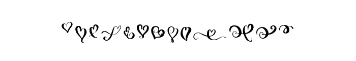 LoveDingbatsRegular Font UPPERCASE