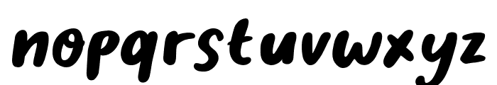 LoveNote-Italic Font LOWERCASE