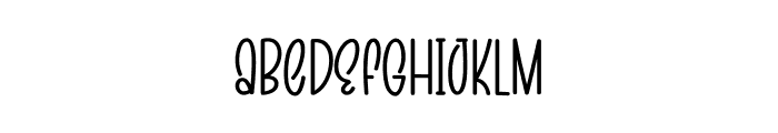 Loveday Font LOWERCASE