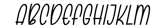 Lovelope Medium Oblique Font UPPERCASE