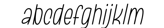 Lovelope Regular Oblique Font LOWERCASE