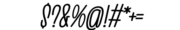 Lovelope Semi Bold Oblique Font OTHER CHARS
