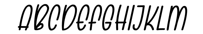 Lovelope Semi Bold Oblique Font UPPERCASE