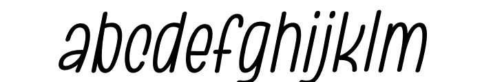 Lovelope Semi Bold Oblique Font LOWERCASE