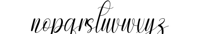 Lovely Adventure Font LOWERCASE